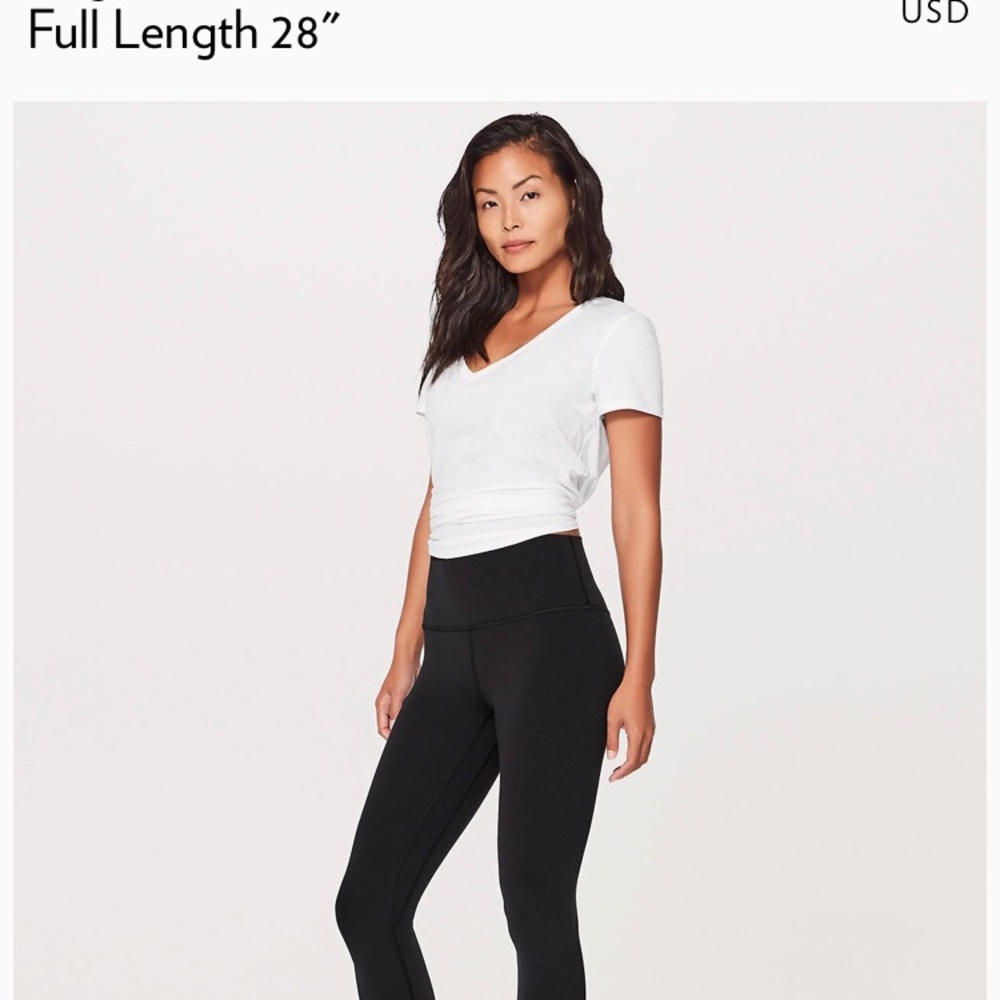 Align full length high waisted
